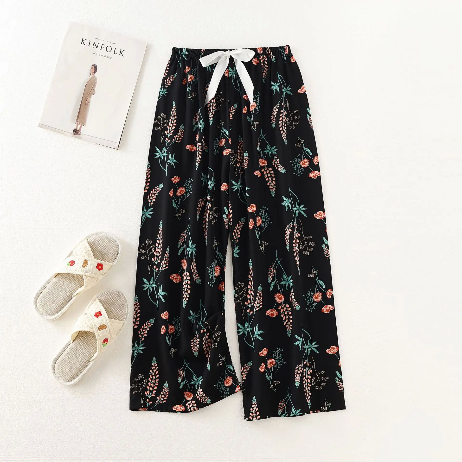 Summer Sleepwear For Women Pajamas Leopard Printed Loose Sle - 图3