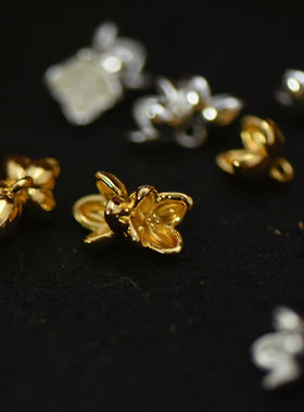 【DSz】铜铸保色木樨花桂花金桂银桂可堆叠挂件吊坠diy手工饰品