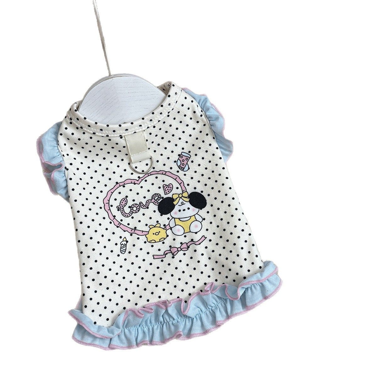 春秋款宠物衣服2025新款狗狗猫咪背心波点印花小型犬服装狗狗,淘宝优惠券,粉丝福利购,淘宝优惠卷