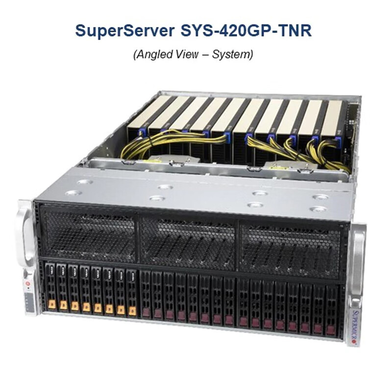 超微准系统SYS-420GP-TNR 8336/8370/8375C CPU 10卡GPU运算平台-图3