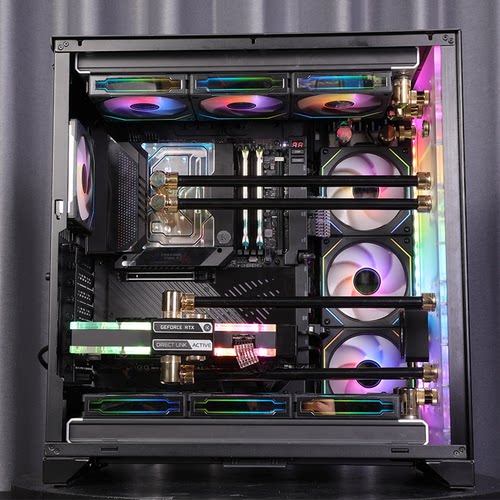 华硕rog全家桶i9 14900K玩家国度4070TI水冷电脑主机4080显卡4090 - 图0