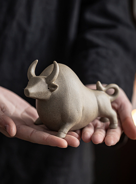 牛摆件创意微景观装饰品盆景