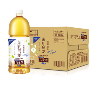 SUNTORY/三得利茉莉乌龙茶无糖0脂茶饮料大容量囤货整箱1.25L*6瓶