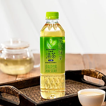 三得利清茶无糖龙井茉莉花茶500ml*15瓶整箱[23元优惠券]-寻折猪
