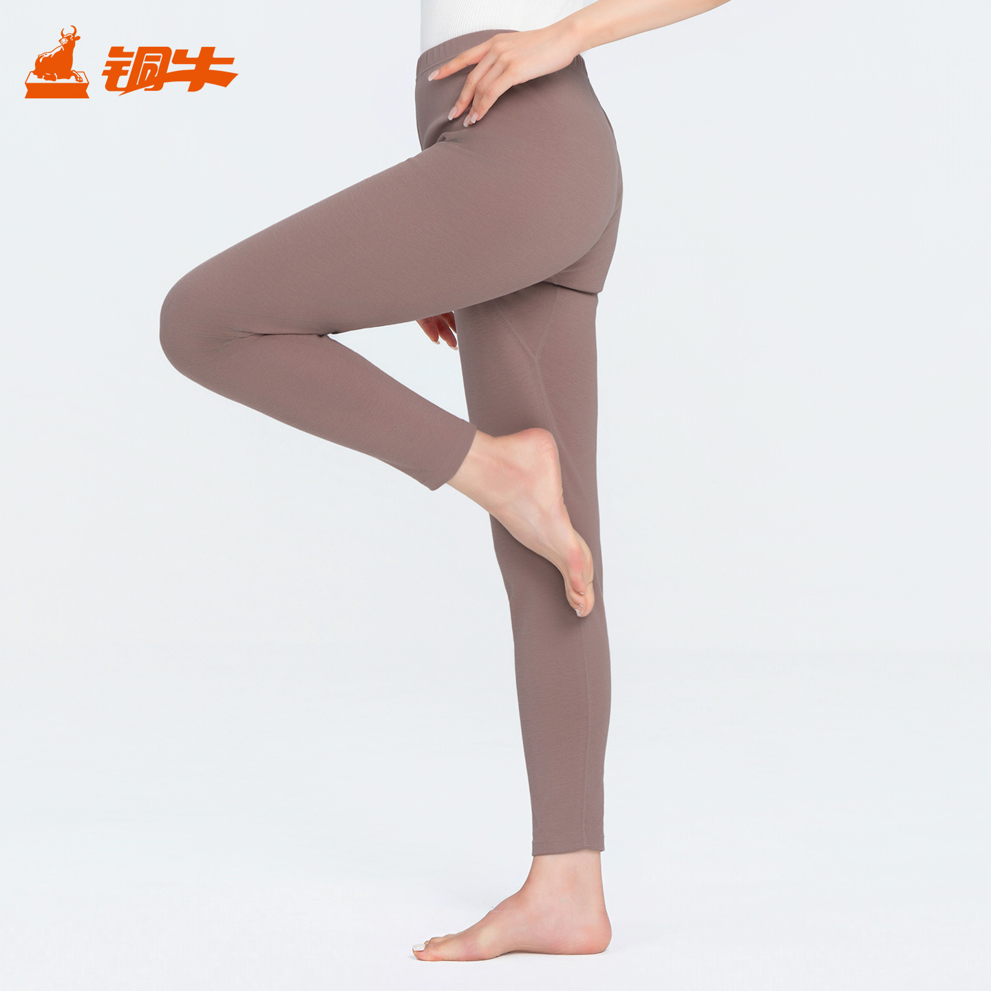 铜牛抗菌防螨绒润棉女裤 秋冬秋裤线裤女裤子VK278 - 图2