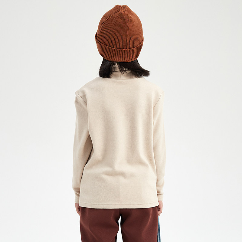 儿童德绒打底衫内搭女童长袖T恤高领男童保暖大童加厚高弹力秋衣,淘宝优惠券,粉丝福利购,淘宝优惠卷