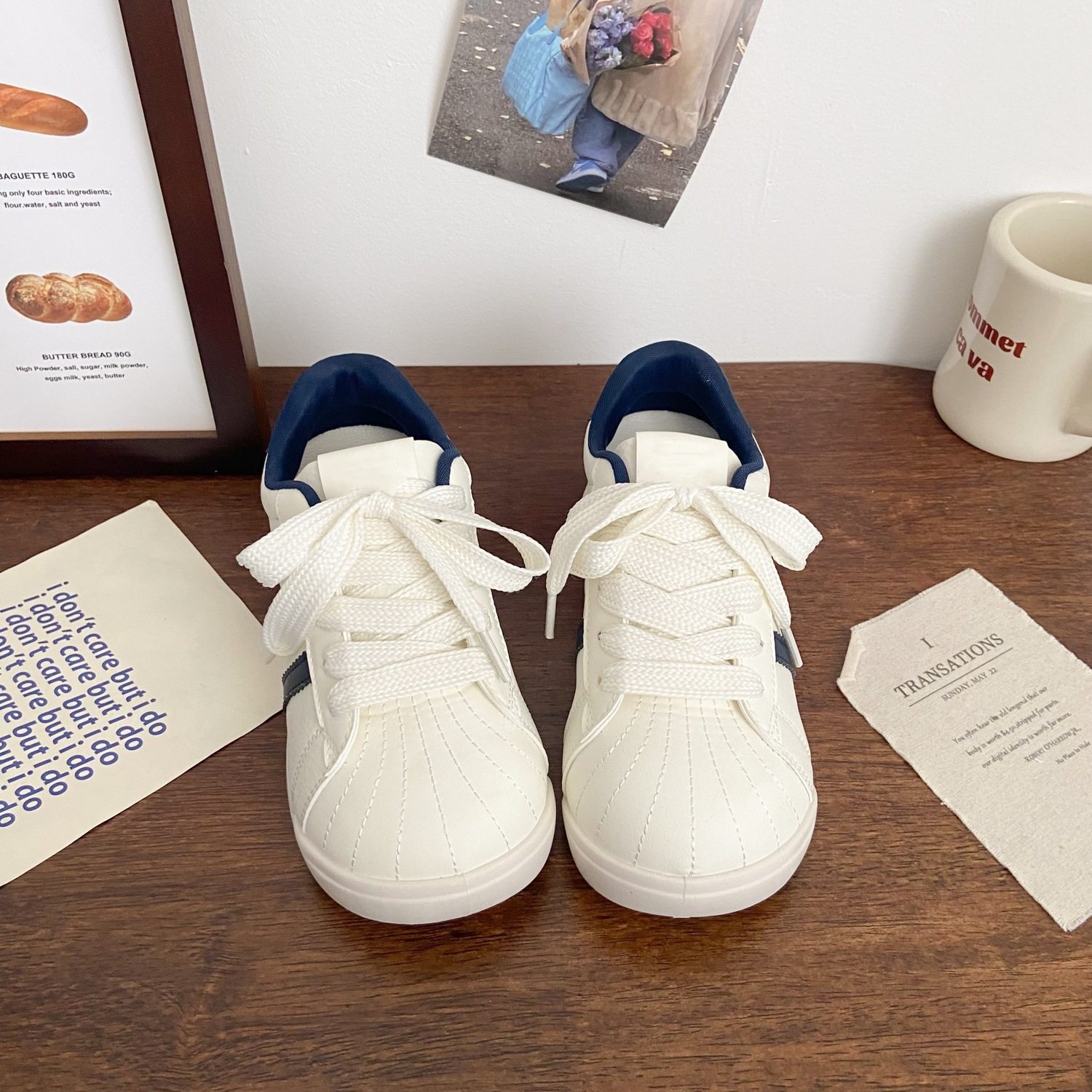 青岛福客来女鞋代工厂小白鞋女2026新款秋季配裙子鞋子百搭面包鞋,淘宝优惠券,粉丝福利购,淘宝优惠卷