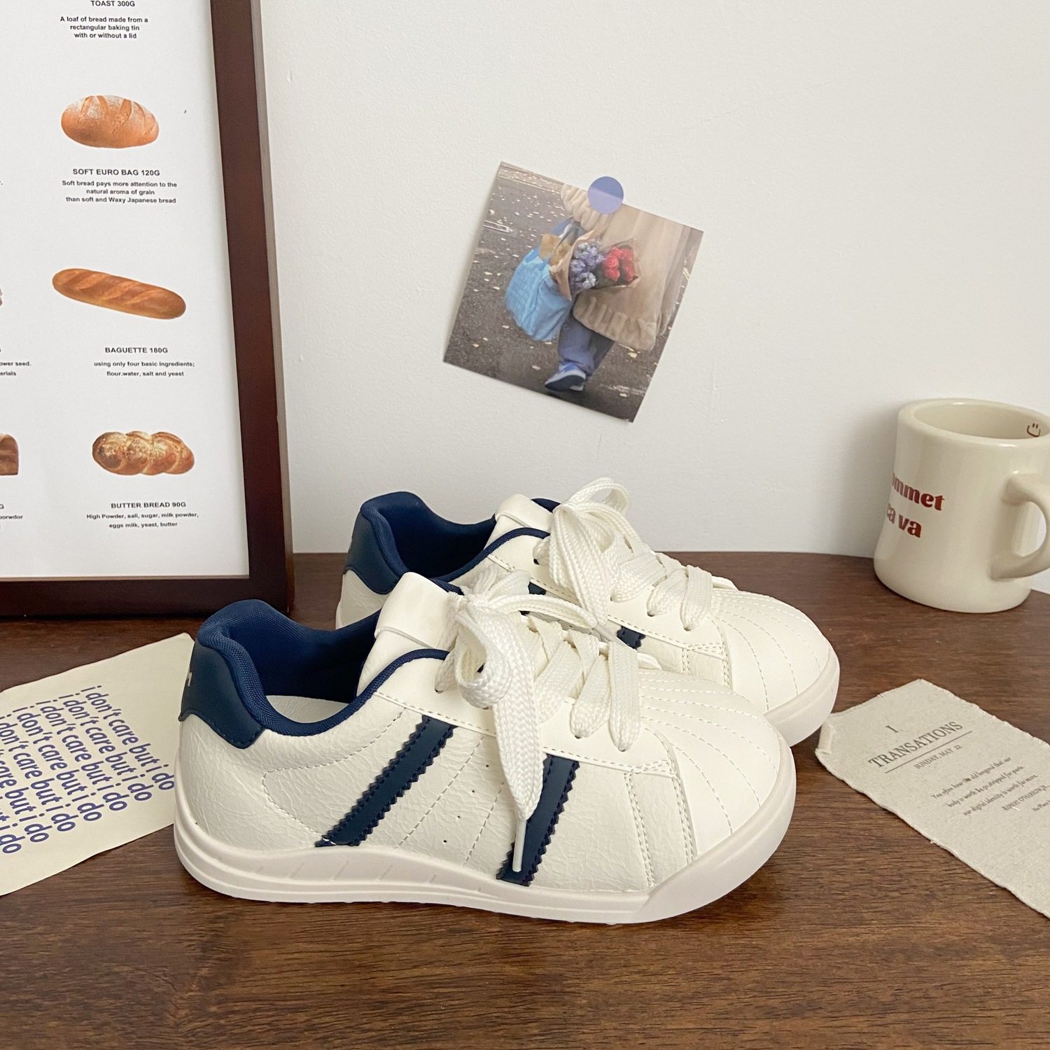 青岛福客来女鞋代工厂小白鞋女2026新款秋季配裙子鞋子百搭面包鞋,淘宝优惠券,粉丝福利购,淘宝优惠卷