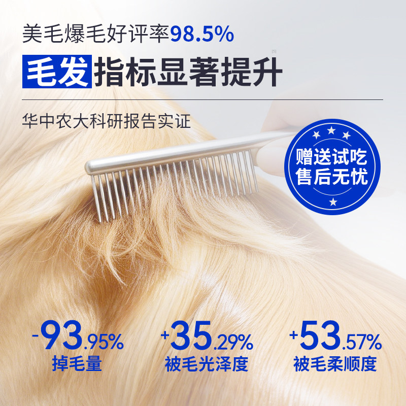 绝魅铂金鱼油狗狗专用防掉毛补充营养小狗美毛爆毛宠物胶囊卵磷脂,淘宝优惠券,粉丝福利购,淘宝优惠卷