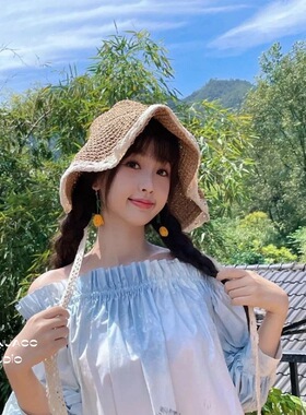 手工串珠耳扣女夏季气质耳饰