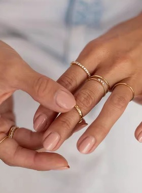 美单Ettika欧美多款入镀18k戒指