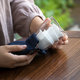 Dehua Chinese White Travel Tea Set Fully Ceramic Hole Filtration
