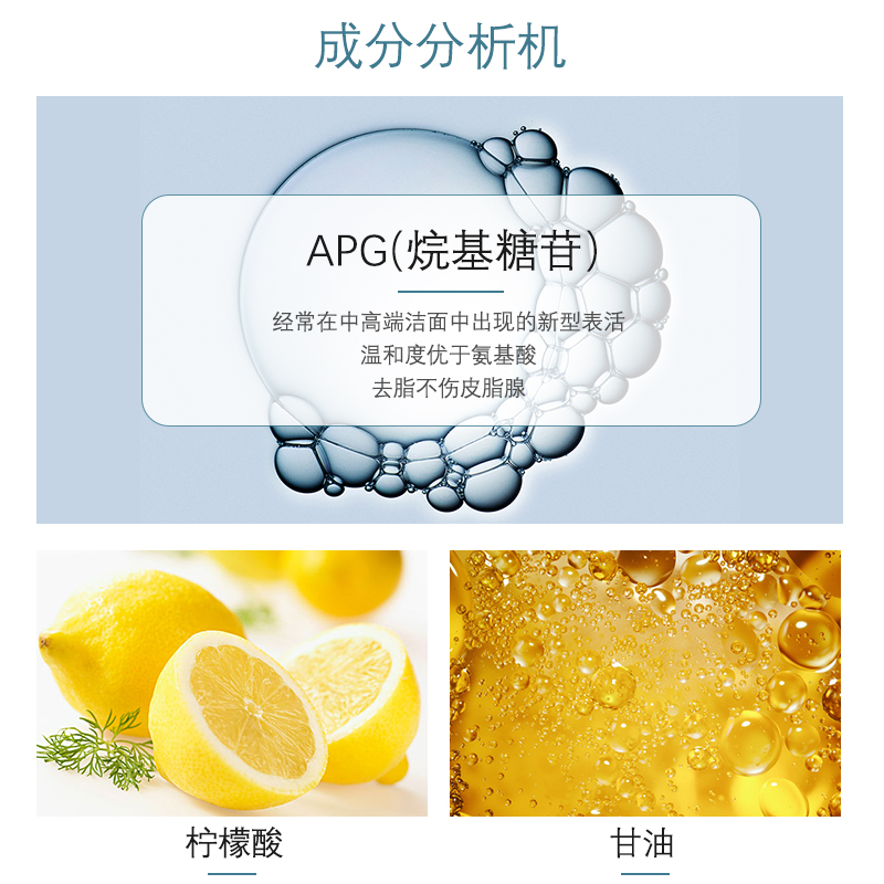 新效期Alpha hydrox阿尔法aha果酸洗面奶清洁保湿温和控油洁面