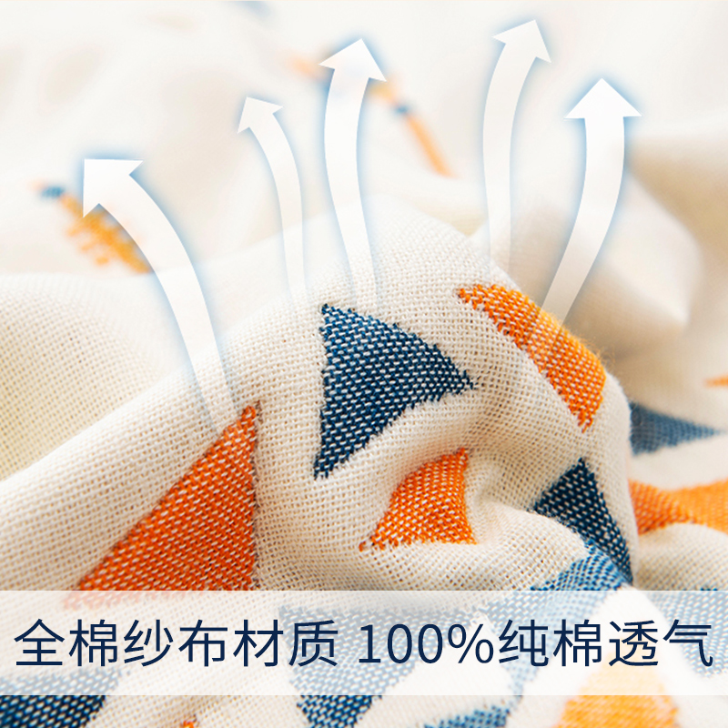 纯棉枕巾一对装100%全棉纱布简约北欧高档枕头巾枕芯盖巾单人防滑 - 图1