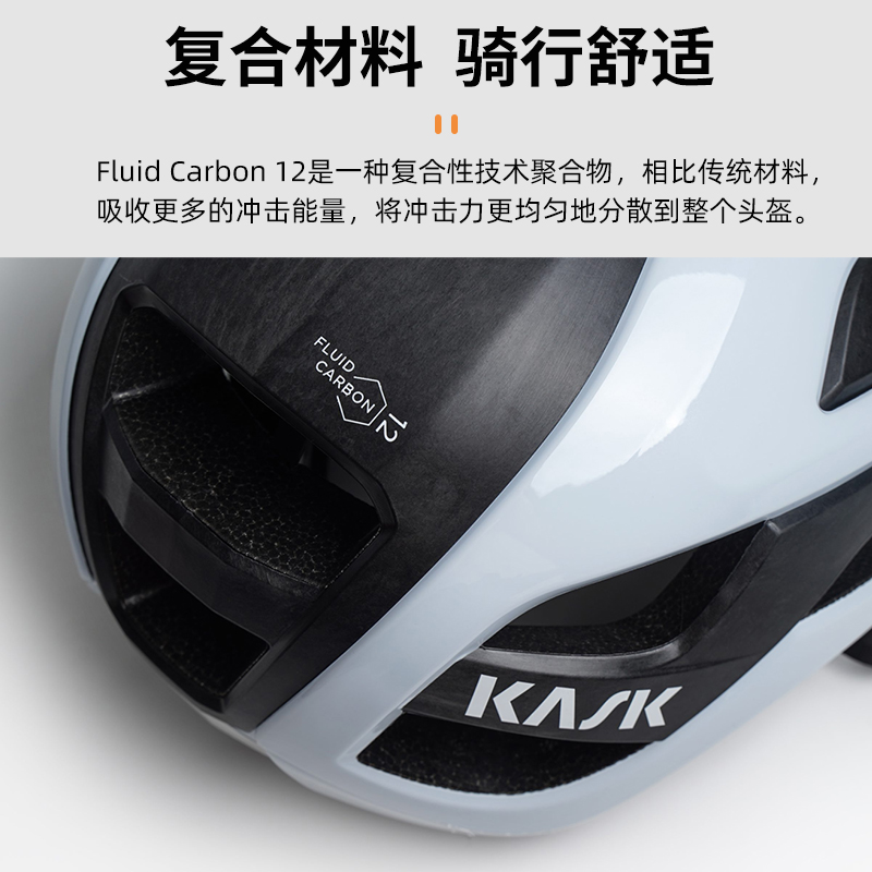 意大 利KASK ELEMENTO碳纤维3D打印公路车骑行头盔自行车气动头盔 - 图1