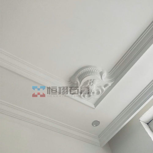 欧式客厅二级棚顶吊顶转角天花石膏线防火角花花棚顶四角法式雕花 - 图0