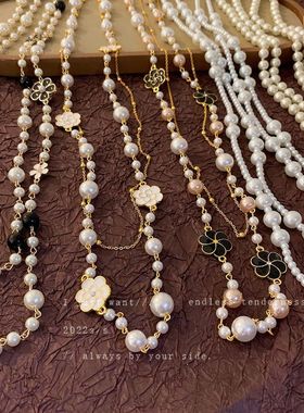 镶钻长款韩国复古网红秋冬潮流