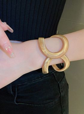 爱心风手饰潮流女金属欧美小众