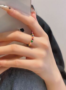 百搭小众可调节女高级感个性开口