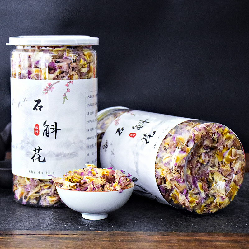 道地养生旗舰店【买3送1】道地养生 紫皮石斛干花应季干花茶 非霍山铁皮石斛花茶2