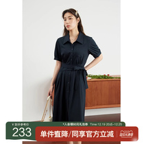 (Soundtrack) Solo Bouquet Womens Dress Temperament Commuter Shirt With Dress Woman Summer Dress Minimalist medium length