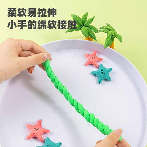得力儿童轻型粘土50g彩泥橡皮泥小学生专用幼儿园diy玩具24色黏土 - 图3