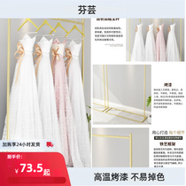 Nordic Wedding Dress Shop Shelves Landing Style Movie special hanging clothes hanger gown frame removable simple exhibition stand