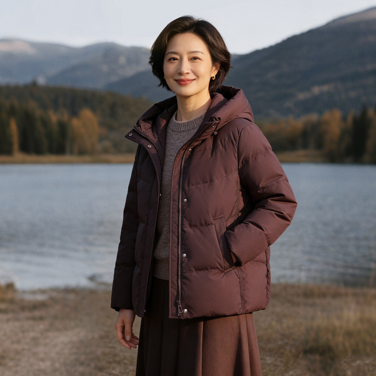 【李佳琦年货预售生活节】雪中飞男女短款保暖时尚百搭羽绒服