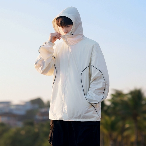 Летняя модная одежда для защиты от солнца подходит для мужчин и женщин, защита от ультрафиолета, свободный крой