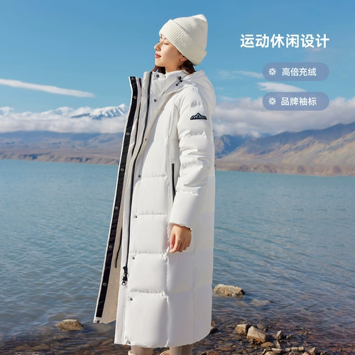 Осенняя приталенная длинная толстовка с капюшоном, бархатный удерживающий тепло пуховик, куртка, гусиный пух