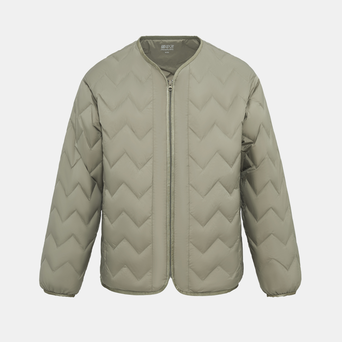 雪中飞2025秋冬新款男士短款圆领内恤轻薄羽绒服内胆舒适叠穿山系 - 图0