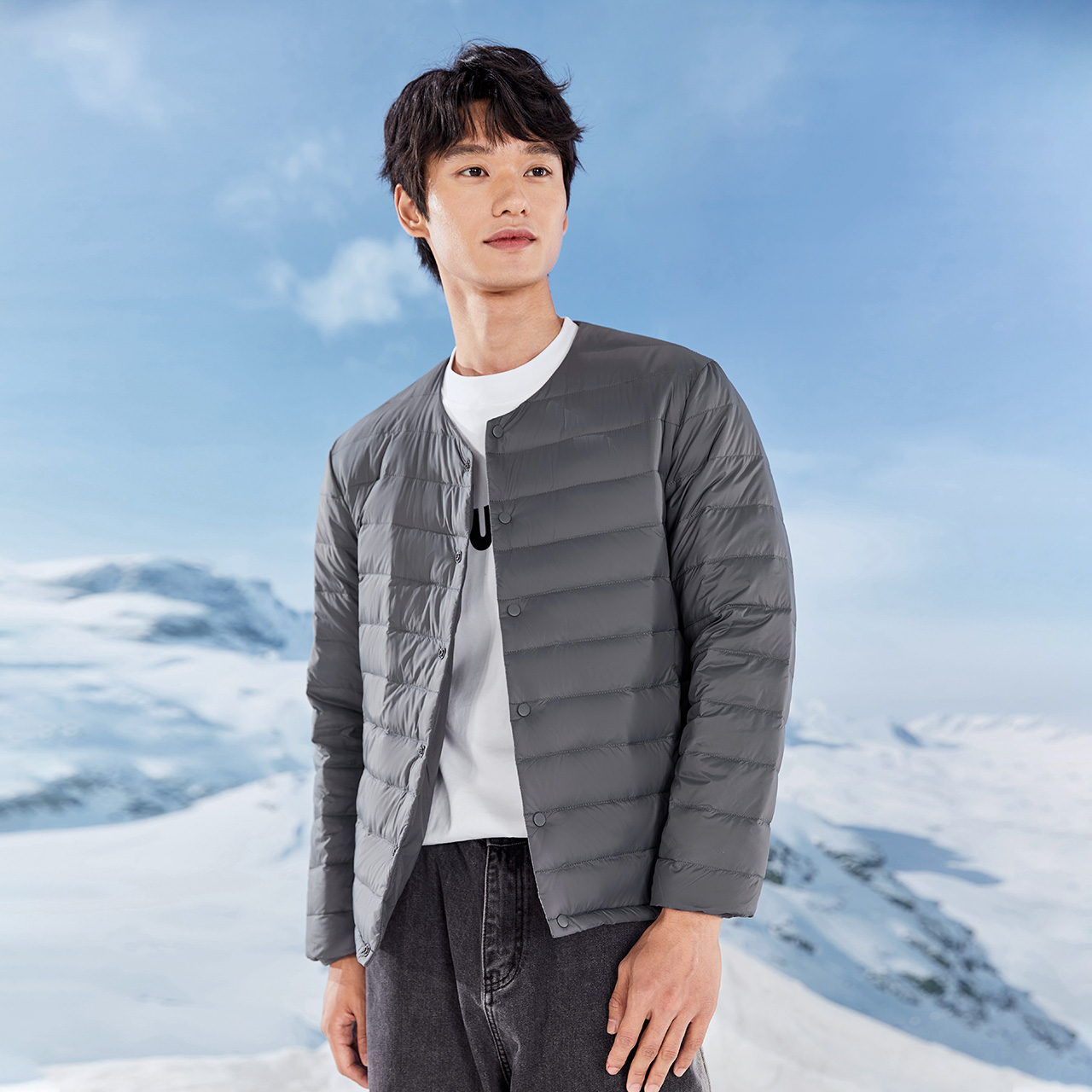 雪中飞2022秋冬新款修身舒适内恤 雪中飞羽绒服