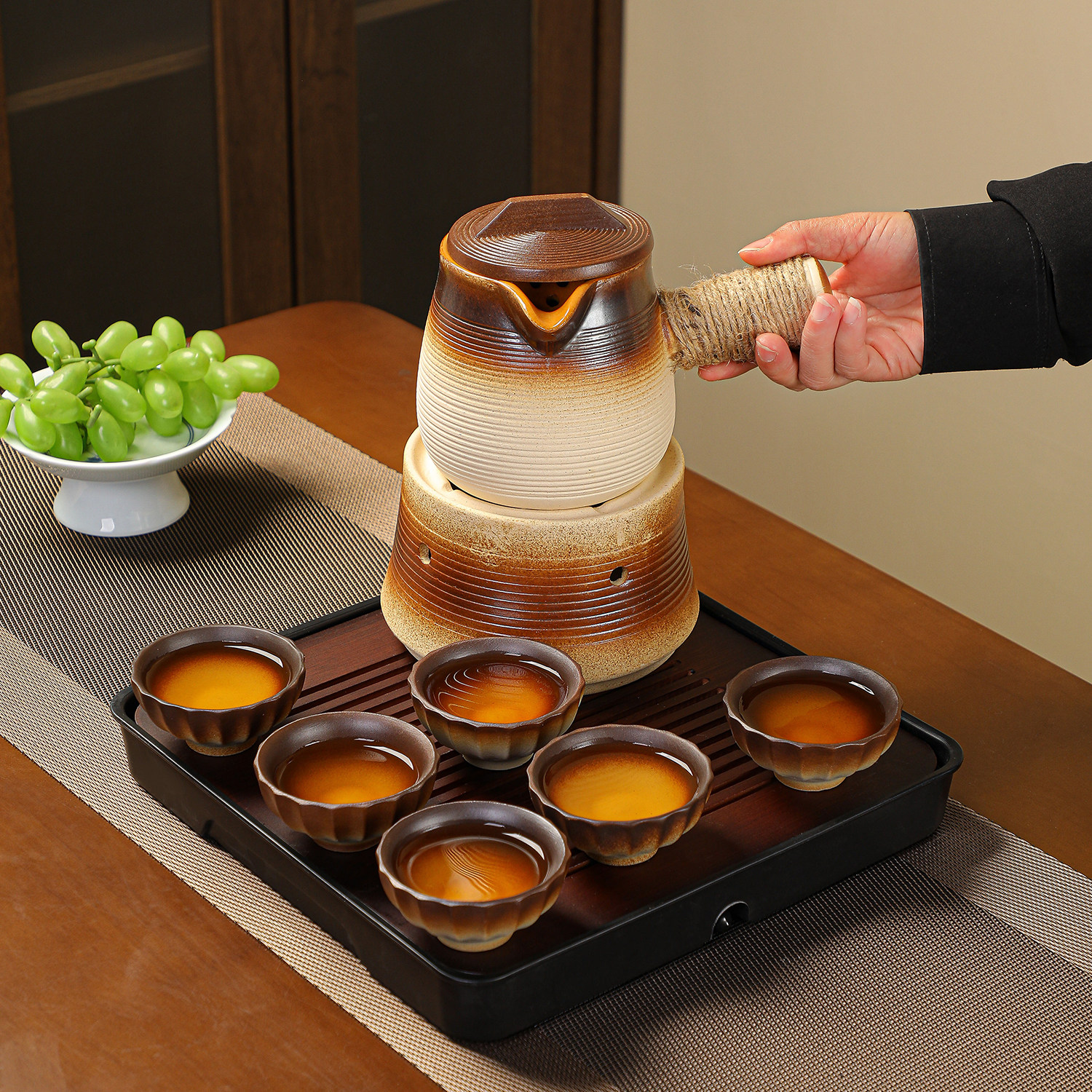 围炉煮茶器具全套烤奶茶罐罐壶专用大容量明火商用户外便携烤奶罐,淘宝优惠券,粉丝福利购,淘宝优惠卷