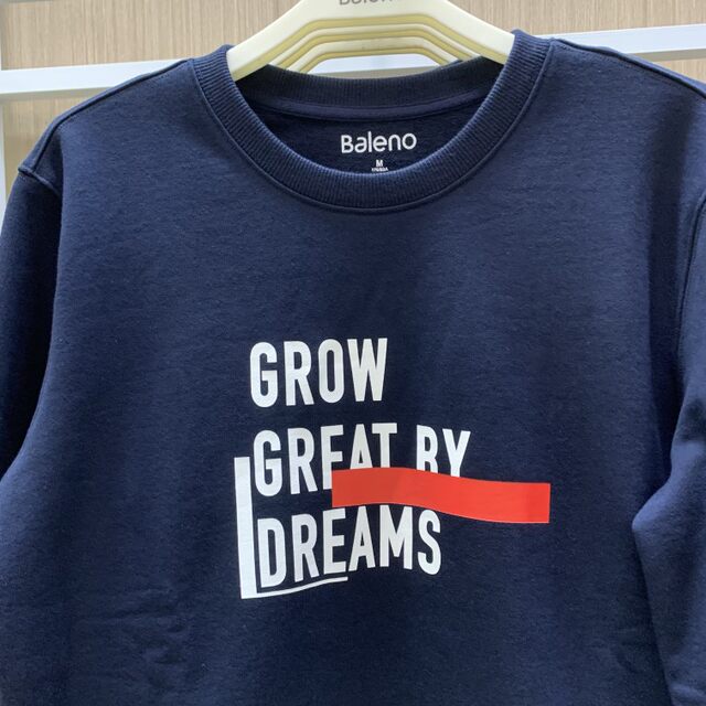 Authentic Baleno autumn and winter pullover sweatshirt Hong Kong style trendy round neck youth printed top casual men's long-sleeved trendy