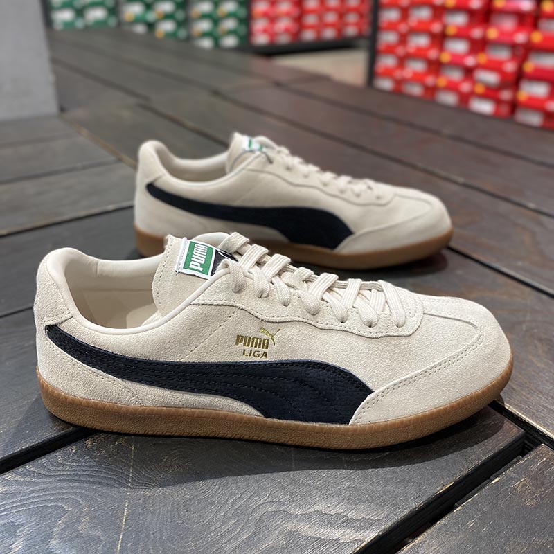 彪马/PUMA  Liga Suede Leather 男女德训鞋休闲板鞋 387745 04 - 图1