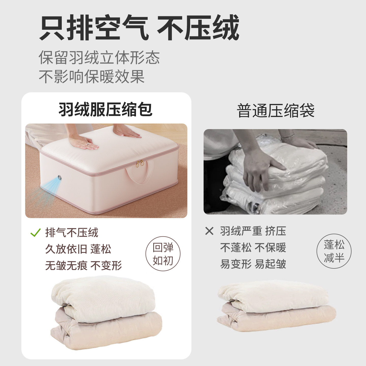 羽绒服被子收纳袋装衣物棉被蚕丝被专用整理压缩袋大容量换季神器,淘宝优惠券,粉丝福利购,淘宝优惠卷