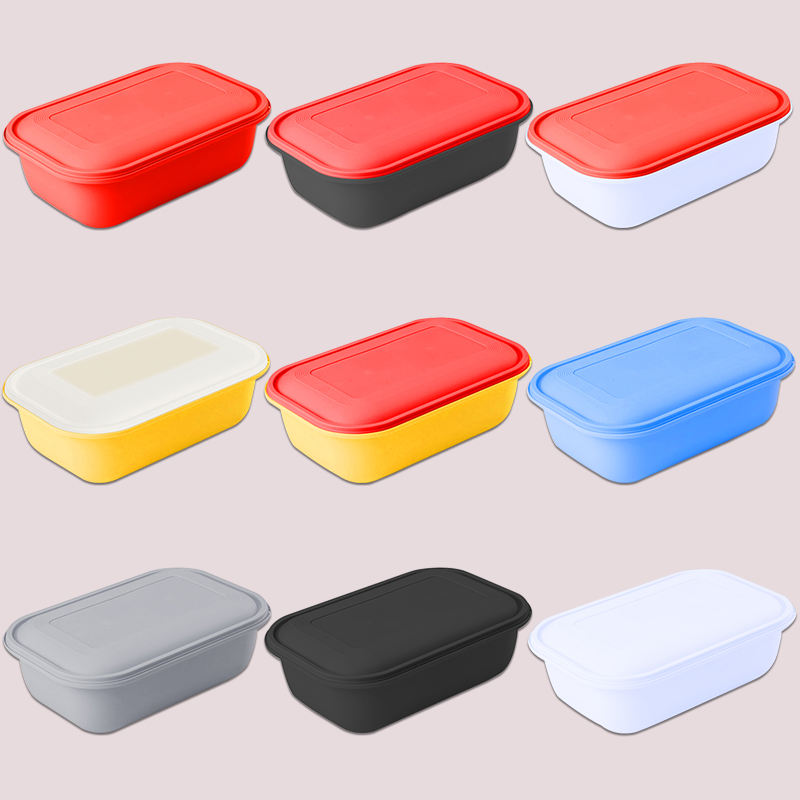 一次性外卖打包盒高级防盗锁扣盒饭快餐盒长方形双层内托塑料饭盒,淘宝优惠券,粉丝福利购,淘宝优惠卷