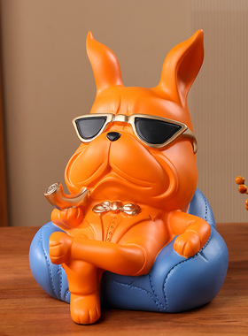 创意狗摆件玄关柜钥匙收纳客厅