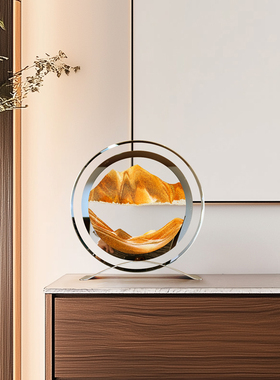 流沙画摆件沙漏客厅电视柜