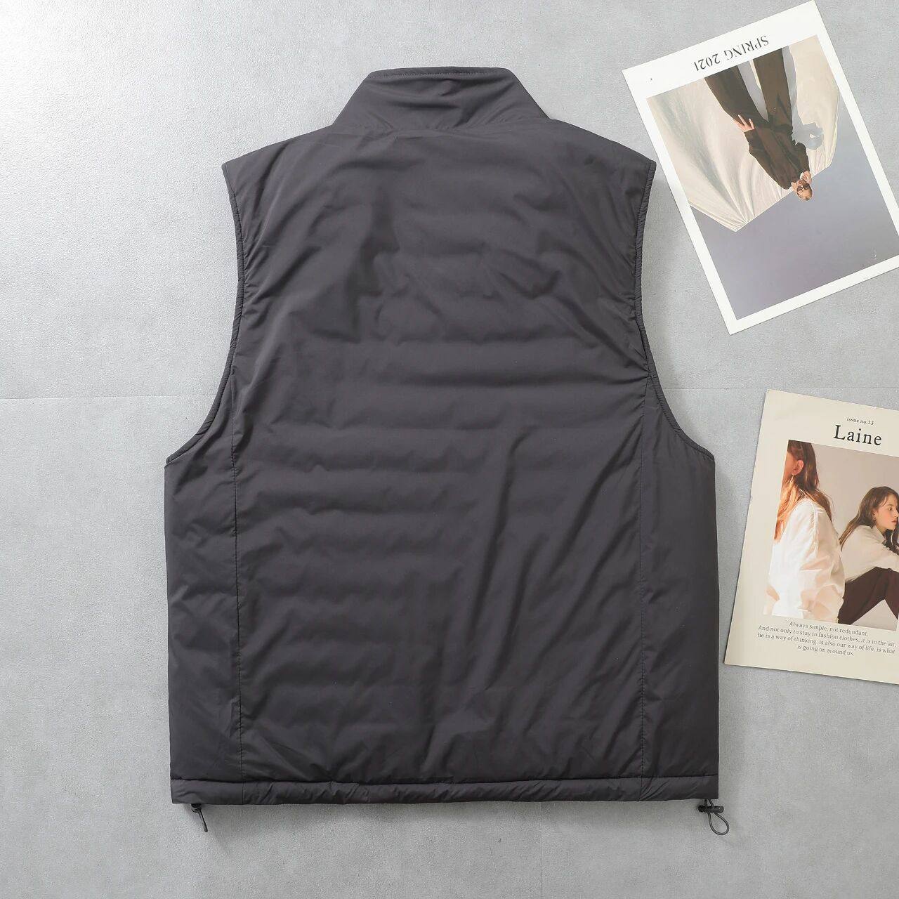 90白鸭绒 冬季男士分仓充绒轻薄款户外防风保暖立领羽绒马甲 背心,淘宝优惠券,粉丝福利购,淘宝优惠卷