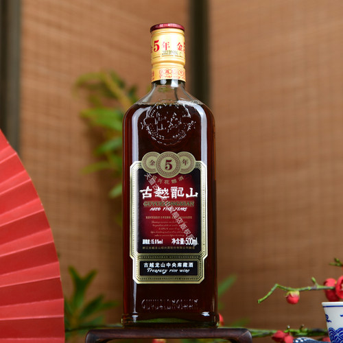 古越龙山绍兴黄酒库藏金五年花雕酒绍兴酒老酒半干型500ml - 图3