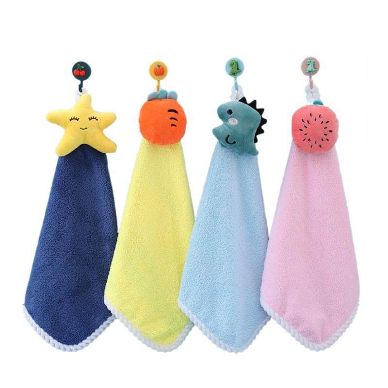 擦手巾可挂卡通珊瑚绒厨房卫生间家用儿童可爱吸水搽手巾工厂,淘宝优惠券,粉丝福利购,淘宝优惠卷