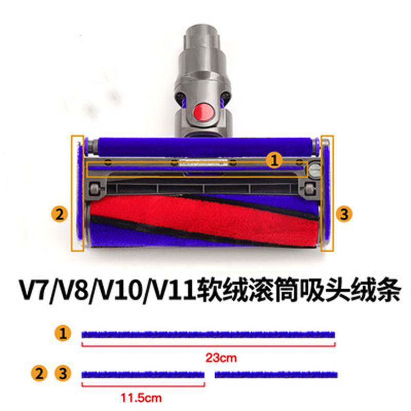 适用戴森吸尘器电机马达维修轴承蓝软管尘桶侧盖V6V7V8v10v11配件 - 图2