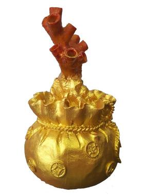 DIY水晶招财树配件制作琥珀树树盘树干底座半成品材料