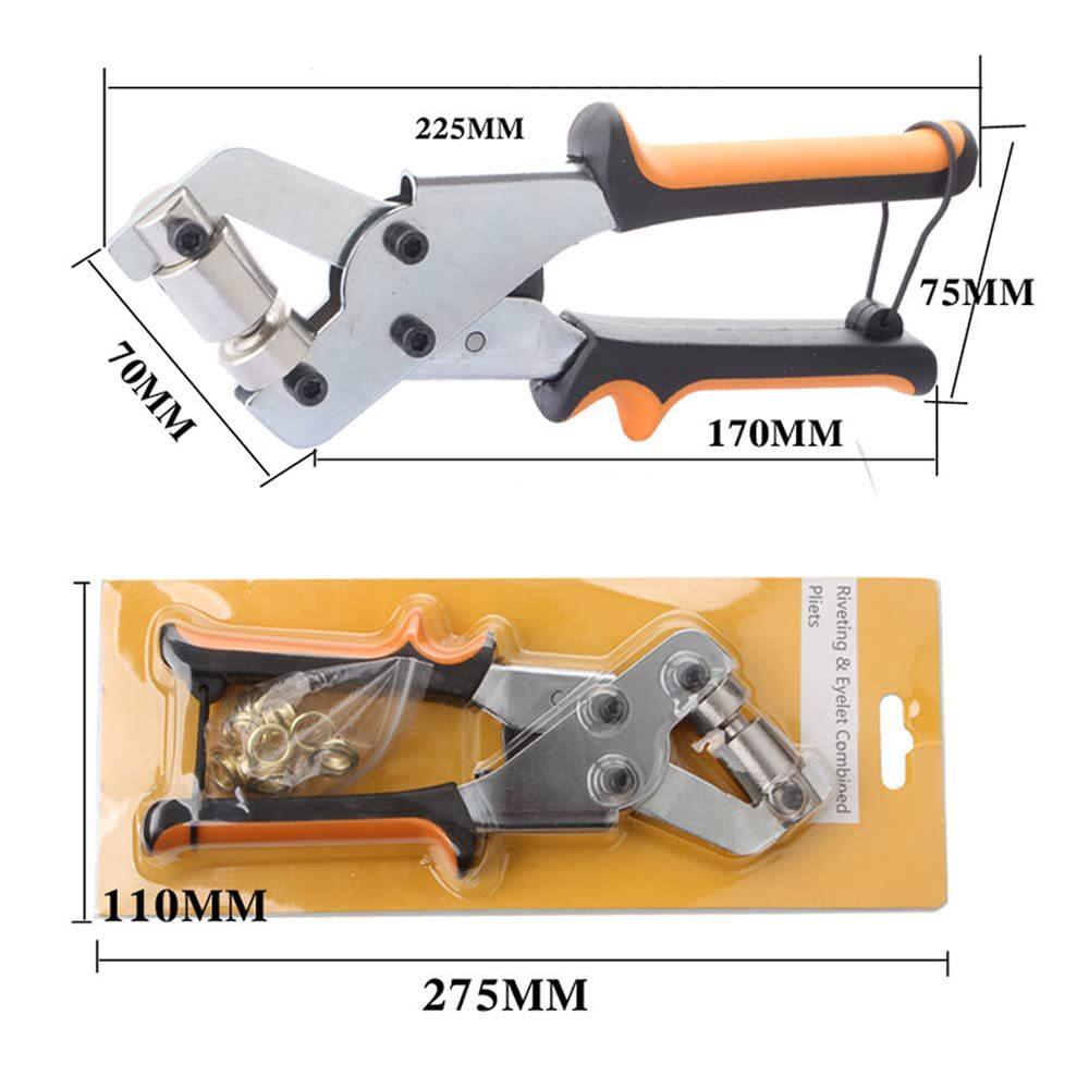 10mm鸡眼钳压扣钳帆布篷布打孔钳手动打孔器喷绘布扣眼展架海报 - 图0