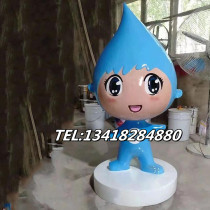 Custom Outdoor GRP Cartoon Doll Sculpture Campus Mascot Resin Fiber Character Paparazzi Decoration Pendulum