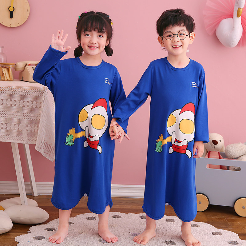 连体夏男童短袖中大童春秋季空调服 佰媛琪睡衣/家居服套装