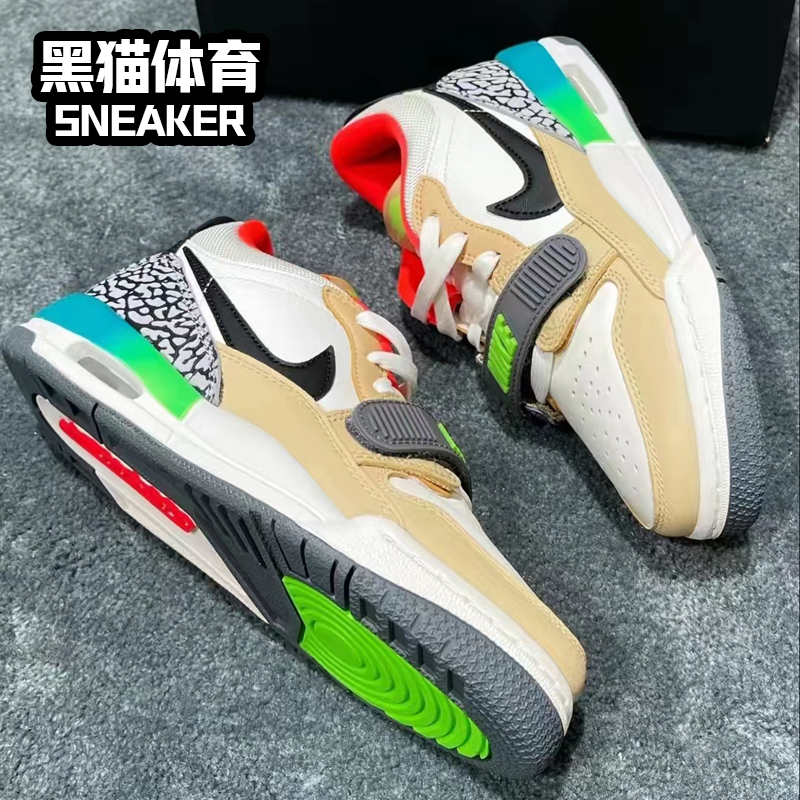 Nike Air Jordan AJ312Low 棕白 女休闲复古篮球鞋板鞋DZ2763-101 - 图2