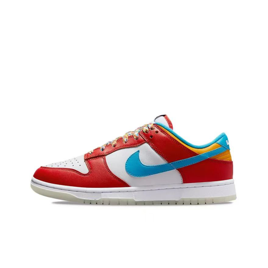 Nike Dunk Low QS白红蓝潮流复古男子休闲运动板鞋DH8009-600-图3