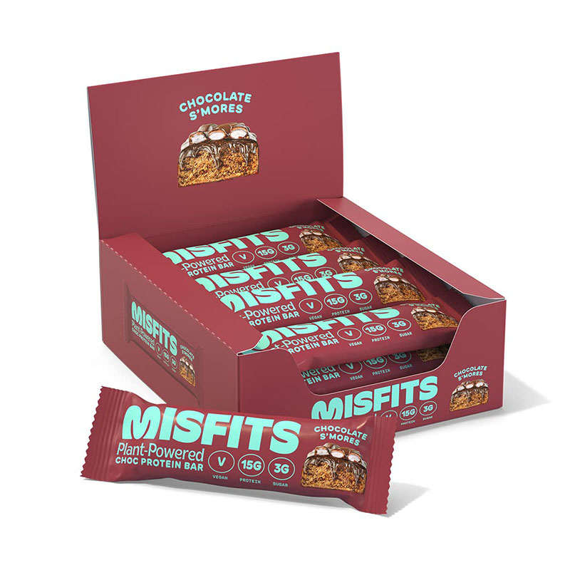 美国直邮Misfits Vegan Protein Bar 植物基素食蛋白质能量棒无麸 - 图3